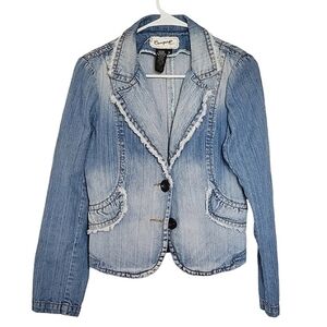 7488 * Rampage Denim Jean Jacket Size M Vintage Y2K